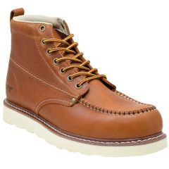 Casual Lace Up Lumber Moc Toe Boot (Rubber)