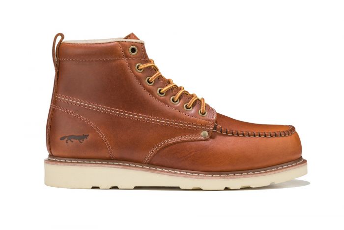 Golden fox cheap heritage moc toe